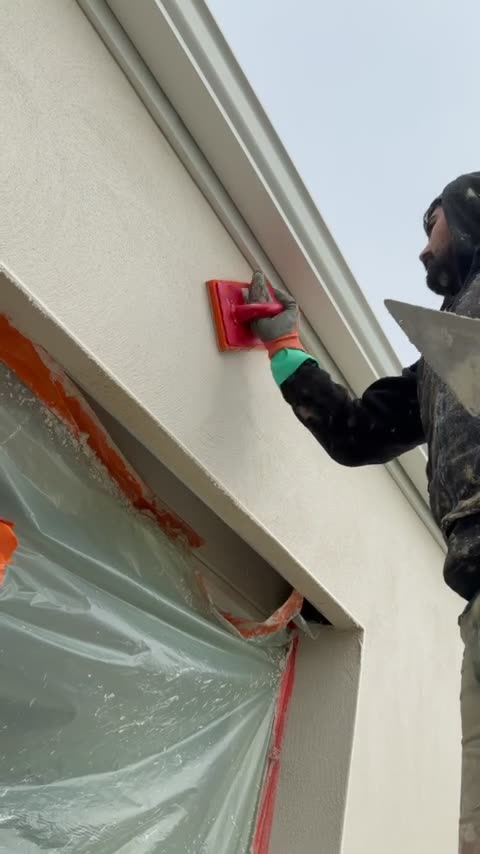 Finition taloche éponge